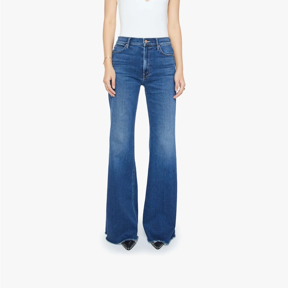 MOTHER ”Lil Doozy Fray”jeans in “Scorching Hot” ✨NWT✨ size 27 - Picture 2 of 10